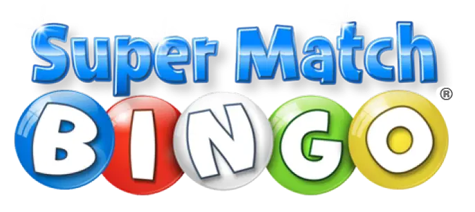 Logo for Super Match Bingo with the word BINGO in colorful balls: red, blue, white, green, and yellow.