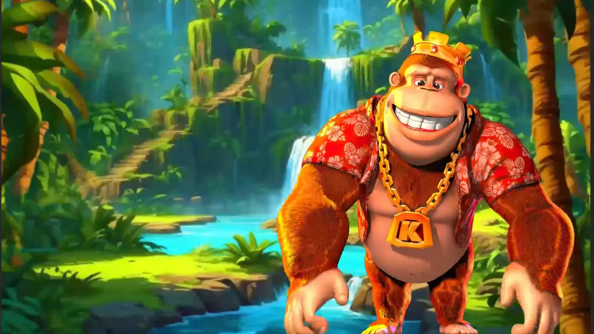 Kong Even Bigger Bananas slot game key art